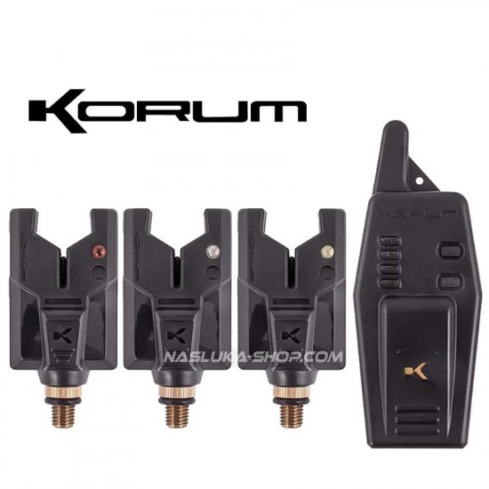 Ειδοποιητής Ψάρεμα Κυπρίνου Korum KBI-Compact Alarm Set 3+1