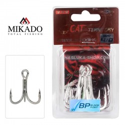 Σαλαγκιές Mikado Cat Territory Treble Hooks - 3 τμχ.