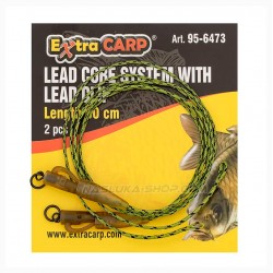 Шарански монтажи Extra Carp Lead Core System with Lead Clip - 6473 - 2 бр.