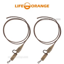 Монтажи за риболов на шаран Life Orange Power Lead Clip Rig - AC2063
