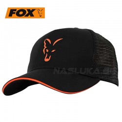 Шапка с козирка Fox Collection Trucker Cap - Black/Orange