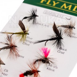 Σετ τεχνητών μυγών Mikado Fly Mix Classic Dry Flies - 12τμχ