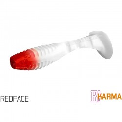 Shad Σιλικόνης Delphin Karma UVs 8 εκ - 5 τμχ - UV RedFace