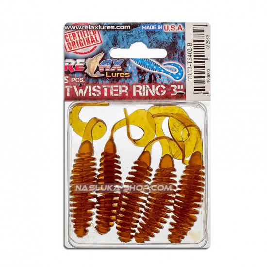 Σετ 5 τμχ Τεχνητό Σιλικόνης Relax Turbo Twister Standard Blister 6.5εκ - χρώμα TS402