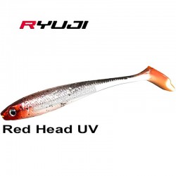 Shads Σιλικόνης Ryuji Panic Shad 9 εκ- 3 τμχ. - χρώμα Red Head UV