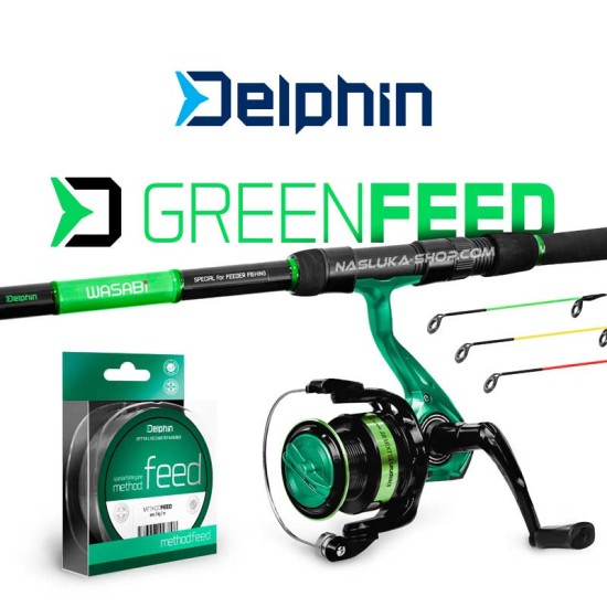 Σετ Ψαρέματος Feeder Delphin GreenFeed 3.60μ