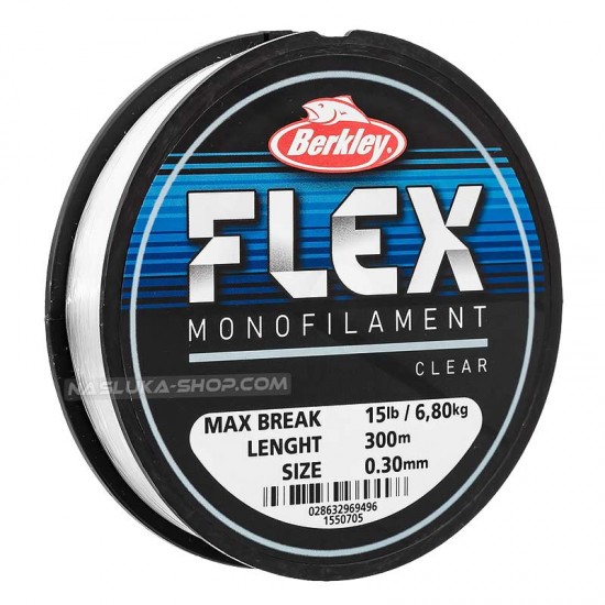Μεσινέζα Berkley Flex Monofilament - Clear - 300μ