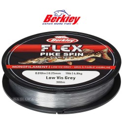 Πετονιά Spinning Berkley Flex Pike Spin - Low Vis Grey - 300μ