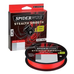 Νήμα 8κλωνο Spiderwire Stealth Smooth 8x - Code Red - 300μ