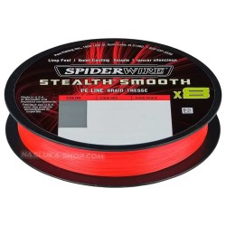 Νήμα 8κλωνο Spiderwire Stealth Smooth 8x - Code Red - 300μ