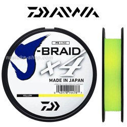 Νήμα Daiwa J-Braid X4 135μ - Κίτρινο