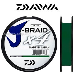 Νήμα Daiwa J-Braid X4 135μ - Dark green