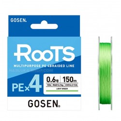 Νήμα 4κλωνο Gosen Roots PE x4 - Light Green - 150μ