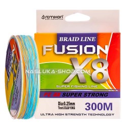Νήμα 8κλωνο Remixon Fusion Braid x8 Multicolor - 300μ