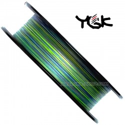 Νήμα 4κλωνο YGK X-Braid Upgrade X4 - 150μ - White/Jigman Green/Marine Blue