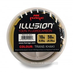 Fluorocarbon Fox Rage Illusion - Trans Khaki - 50μ