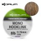 Βυθιζόμενη Μεσινέζα Korum SmokeScreen Mono Hooklink - 50μ