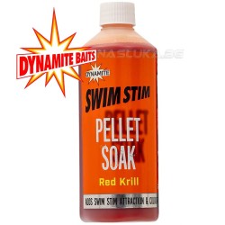 Attractant Dynamite Baits Pellet Soak Swim Stim - Red Krill