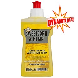 Υγρή τροφή Dynamite Baits XL Liquid Sweetcorn-Hemp