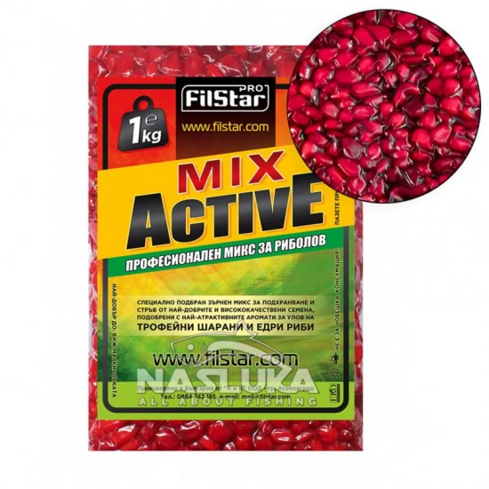 Καλαμπόκι Ψαρέματος Filstar Mix Active - Φράουλα