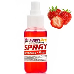 Ενισχυτικά σε σπρέι FishPro Strawberry - Φράουλα