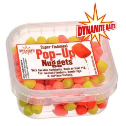  Dynamite Baits Pop-up Nuggets Super Fishmeal - Yellow/Red
