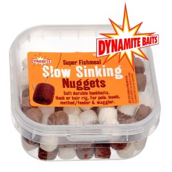 Dynamite Baits Slow Sinking Nuggets Super Fishmeal - White/Brown