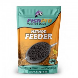 Pellets Feeder 2χλστ FishPro Method Black Halibut