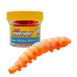 Ειδικό δόλωμα σιλικόνης Berkley Honey Worm - Hot Orange