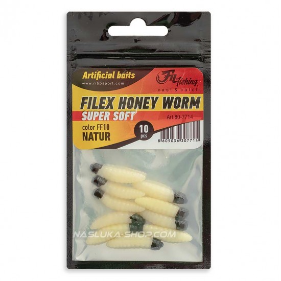 Filex Honey Worm - χρώμα FF10 Natur - 10τμχ