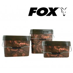 Κουβάς Ψάρεμα Κυπρίνου FOX Camo Square Bucket