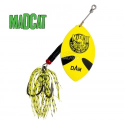 Τεχνητό για ψάρεμα γουλιανού MADCAT Big Blade Spinners - Fluo Yellow