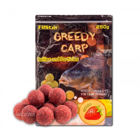 Μπάλες Πρωτεΐνης Filstar Greedy Carp - Φράουλα