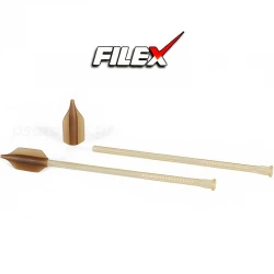 Σετ από 2 τεμάχια λαστιχένια άκρα για Method Feeder μαλαγρωτές Filex QC Long Tube Set
