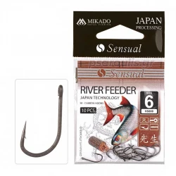 Αγκίστρια με μάτι Mikado River Feeder