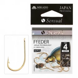 Αγκίστρια Ψαρέματος Mikado Sensual Feeder Gold