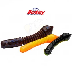 Τεχνητά δολώματα Σιλικόνης Berkley Pillar 40χλστ, 12 τμχ., Black/Sunshine Yellow