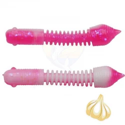 Τεχνητά δολώματα Σιλικόνης Berkley Pillar 40χλστ, 12 τμχ., Pink/White