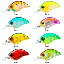 Wobbler Duel L-Bass Flat Crank F 55mm, 11g, χρώμα MGGB