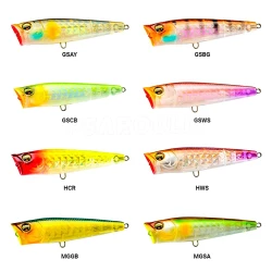Wobbler-popper Duel L-Bass Popper F 65mm 6g, χρώμα GSAY
