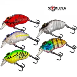 Αιωρούμενο Τεχνητό Wobbler Sokudo Rattle Crank 6εκ, 14γρ, χρώμα BSV