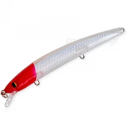 Αιωρούμενο Θαλάσσιο Τεχνητό Wobbler Sokudo Everest 13.5εκ 14.5γρ, χρώμα RedHead