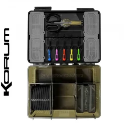 Κουτί με εργαλεία και αξεσουάρ Korum Tackle Blox - Fully Loaded