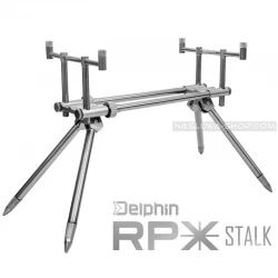 Βάση ψαρέματος από αλουμίνιο Delphin Rodpod RPX Stalk Silver