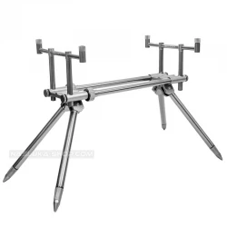 Βάση ψαρέματος από αλουμίνιο Delphin Rodpod RPX Stalk Silver