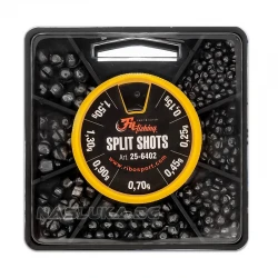 Βαρύδια Ψαρέματος Fil Fishing Split Shot - 150γρ