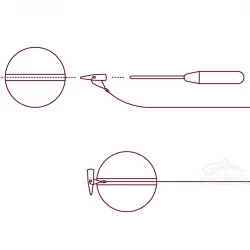 Στοπέρ Hair Rigs Delphin Q-Stop - Orange Transparent