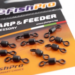 Στριφτάρια για αρματωσιές κυπρίνου FishPro Carp Rolling Swivel