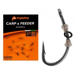 Στοπερ για αγκίστρι FishPro Hooked Stop - 20τμχ