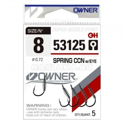 Αγκίστρια με ελατήριο Owner Spring Chinu w/Eye 53125